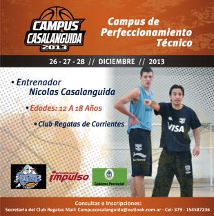 Campus de perfeccionamiento a cargo de Nicol�s Casal�nguida