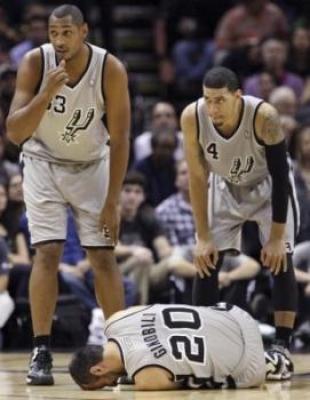 San Antonio volvi� a la victoria, pero Gin�bili sali� lesionado