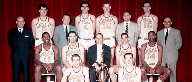 NBA: Syracuse Nationals, el campe�n de la campa�a 1954-55