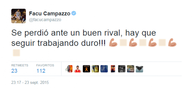 Y lleg� el debut de Campazzo