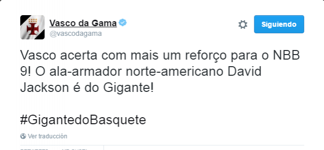 Una mala para Quimsa: no se sumar� David Jackson