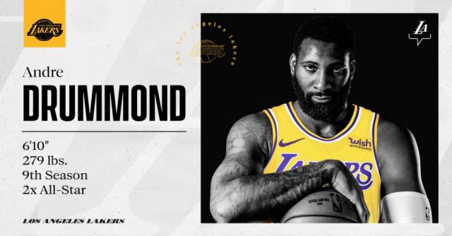 Lakers se qued� con Andre Drummond