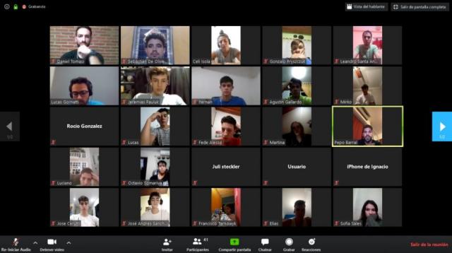 Ober� trabaja desde casa