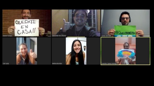 Ober� trabaja desde casa