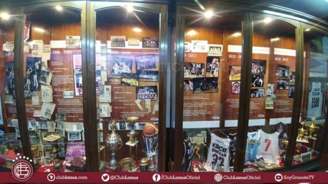 Lanus mostr� su museo granate