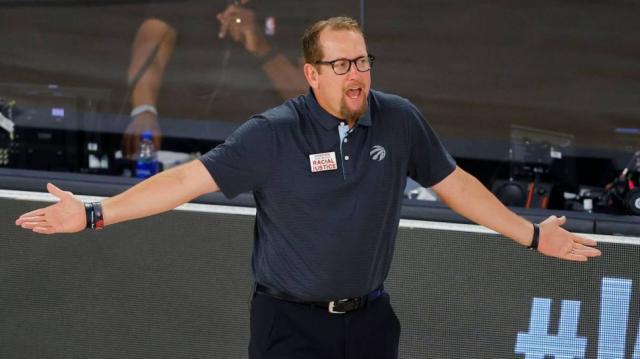 Nick Nurse no est� satisfecho a pesar de empatar la serie