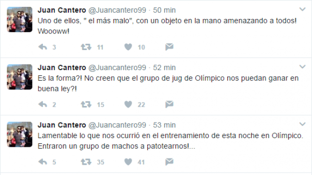 Amenazas al plantel de San Mart�n en La Banda