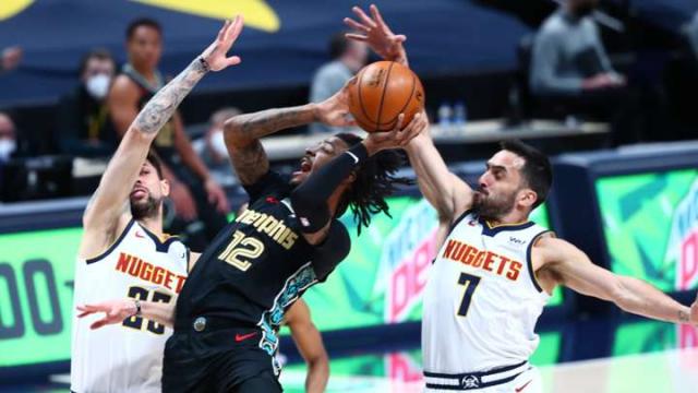 Con la defensa y conducci�n de Campazzo, Denver venci� a Memphis