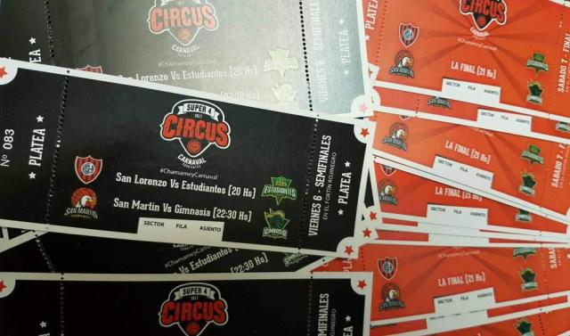 Entradas y acciones para el S�per 4