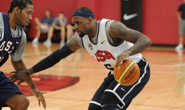 La historia se repite 20 a�os despu�s: el sparring gana al Dream Team