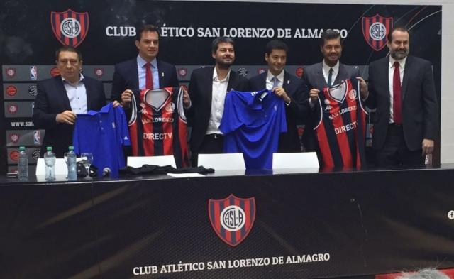 Se present� el partido entre San Lorenzo y Toronto Raptors