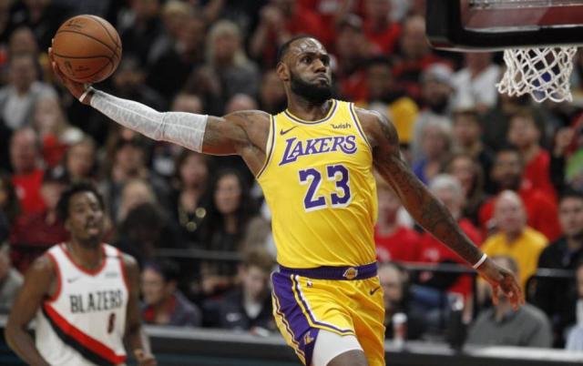 Portland bombarde� a Lebron y compa��a