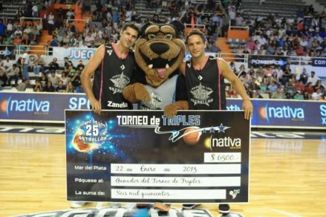 L�baque y Espil los campeones del Torneo de Triples