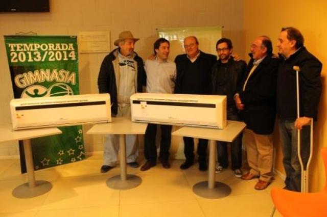 Gimnasia recibi� dos equipos de aire