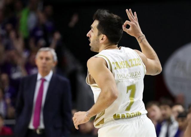 Real Madrid se llev� el cl�sico, Baskonia de capa ca�da