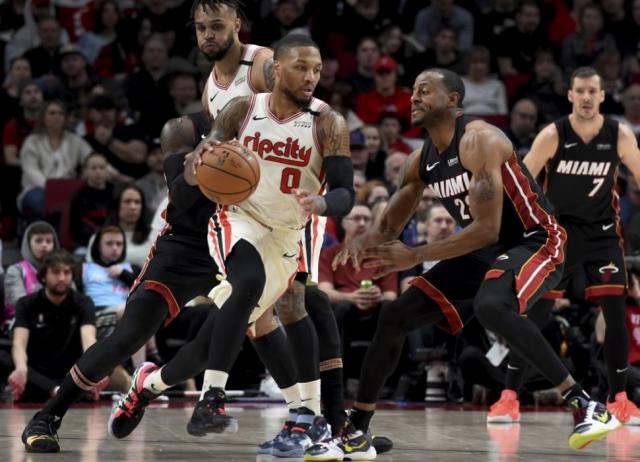 Damian Lillard le amarg� los debuts a Miami Heat