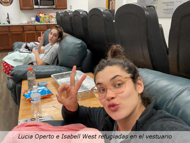 La argentina que juega en Kentucky y pas� los tornados durmiendo en un vestuario