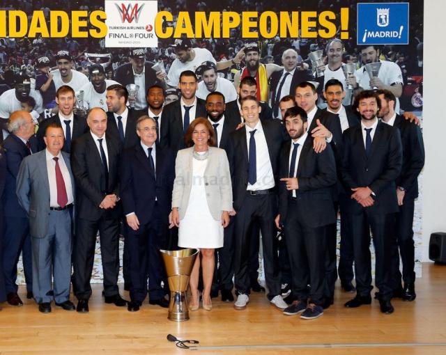 Madrid recibi� a los campeones