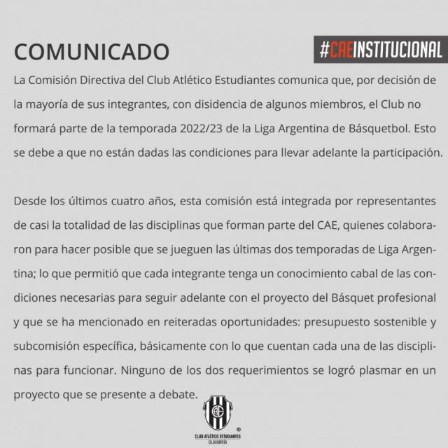 Olavarr�a se baja �Sube Catamarca?