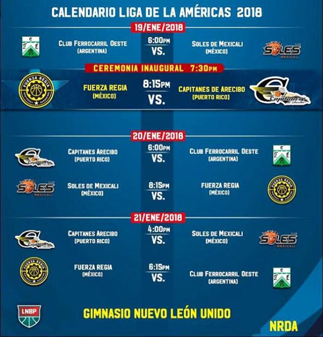 Arranca la Liga de las Am�ricas 2018