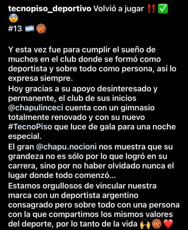 Chapu y una inauguraci�n especial