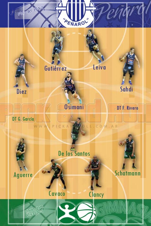 Pe�arol (1) - Gimnasia (1) (Semifinal - Sur - Juego 3)